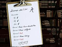 Emma Bookworm's Big Tits Creampie in Library Play