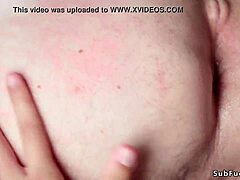 mistress dominates male slave with anal doggy dildo pounding