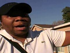 Step mom pimps out big booty black teen for rough ebony fuck