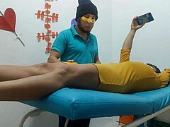 big pussy hippie therapist turns dirty massage into unexpected horny sex