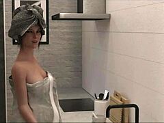 Big tits and ass babe leaps into erotic passion