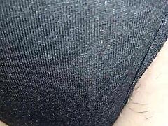 curious wife explores her big pussy solo