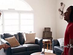 College Friend Spies on Lesbian Couple Blackmails into Ffm Threesome Destiny Mira Mighty Dee Ameena Green