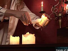 blonde milf rides cock doggystyle then gets pussy licked on bed