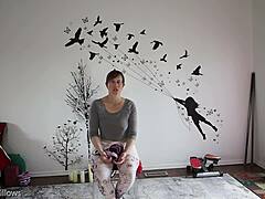 yoga lesson babe mature wife big ass milf european natural tits fetish instruction cute small tits