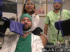 melany lopez slurps cock pussy blasted cum hard