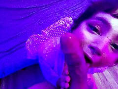 hey cute alt teen wanna see her fuck this lucky guy till her mouth overflows with creamy cum?