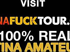 Sexy Latina Wife Gets Her Tight Pussy Pounded Hard Doggystyle By Rough Stud!