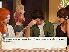 redhead milf maid in stockings rides huge cock cowgirl but don't tell stepmom