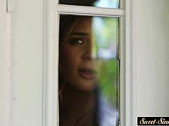 imagine this cute teen bent over outdoors begging for taboo cumshot pounding