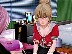 harem hotel game turns into wild hotel orgy action