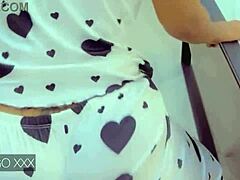 Curvy ebony queen shakes her huge ass in secret swahili twerk