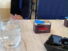 bold risky flashing turns into pov doggystyle pounding of 18yo tattooed teen model