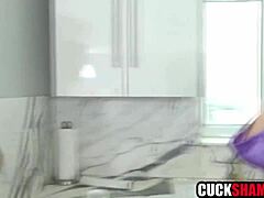 Hey cuckold hubby, watch Dolly Leigh ride that guest monster cock with you helping!