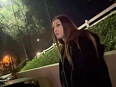 italian milf artemisia love smokes seductively outdoors with her long hair flowing 😍🔥 solo session!