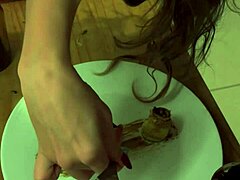 birthday dinner ends girl next door bent over juicy pussy doggystyle