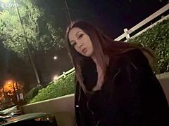 italian milf artemisia love smokes seductively outdoors with her long hair flowing 😍🔥 solo session!