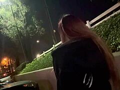 italian milf artemisia love smokes seductively outdoors with her long hair flowing 😍🔥 solo session!