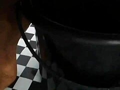 dirty maid slut pees panties in hairy beaver lingerie mess