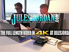 tiny asian vina sky in lingerie services two men with blowjobs at work