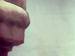 finally alone in shower, shaved pussy bathing feels so good now