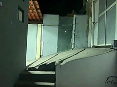 Balcony bareback with hot stepmom slut craves neighbor cock 😏🍆