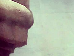 finally alone in shower, shaved pussy bathing feels so good now