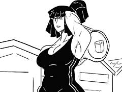 Bryn's Huge Muscular Belly Gains Seductive Weight