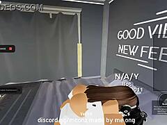 horny futa roblox girl pounds best friend pussy till explosive lesbian cum