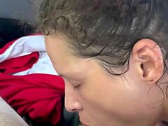 hey boyfriend i'm getting fucked naked outdoor by this guy deepthroat cum while on phone!