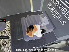 horny futa roblox girl pounds best friend pussy till explosive lesbian cum