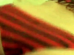 Horny young babe shakes big natural tits and ass seductively