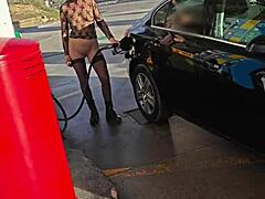 Daring Petrol Station Flash Sparks Thrill