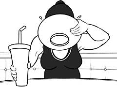 Bryn's Huge Muscular Belly Gains Seductive Weight