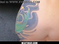 kessie shy you gonna suck this security guard's cock or get punished milf thief?