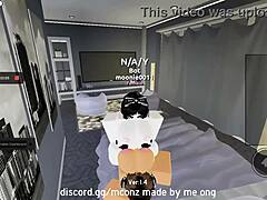horny futa roblox girl pounds best friend pussy till explosive lesbian cum