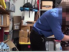 Petite pregnant teen thief Kimmy Granger roughly punished on monster cock in garage