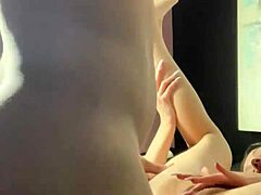 Petite Teen Squirts Hard and Catches Cumshot on Pretty Feet