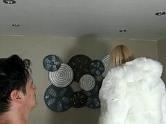 Tall goddess ava spits dominates humiliates small cock slave