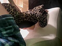 Fucking Doll Quietly While Mom Cooks Breakfast