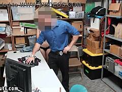 Petite pregnant teen thief Kimmy Granger roughly punished on monster cock in garage