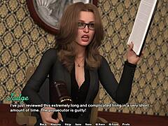 Law school cutie gets teasing massage turning into horny redhead roleplay kisses