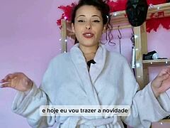 Check out this hot brazilian brunette's massive panties and lingerie collection