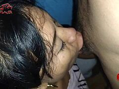 sexy charapita sneaks blowjob and ass fuck up the stairs