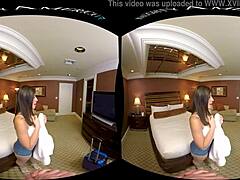 my heart races for those big natural tits bouncing in vr lingerie