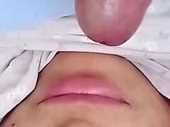 chubby latina mature nerd in dress gets huge tits fucked close-up