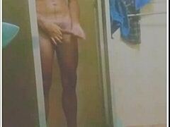 Skinny Brazilian Shower Masturbation Compilation Ends In Huge Orgasm