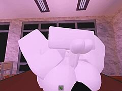 Roblox girl takes hard classroom pounding from player