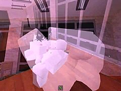 Roblox girl takes hard classroom pounding from player