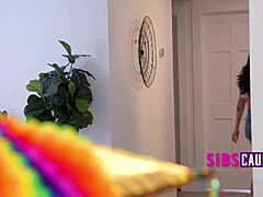 Pretty stepsis bends over begging me to stuff her tight pinata doggystyle.